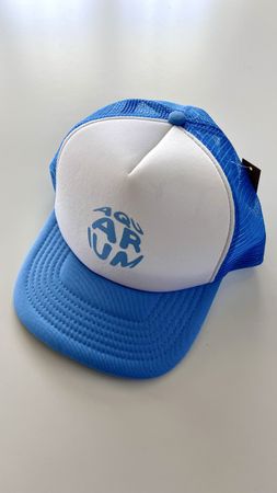 Beechfield Cap Sommer Blau Weiss Trucker Mesh Neu