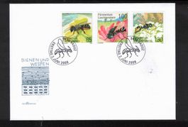 2008 FDC Seltene Bienen und Wespen aus ABO