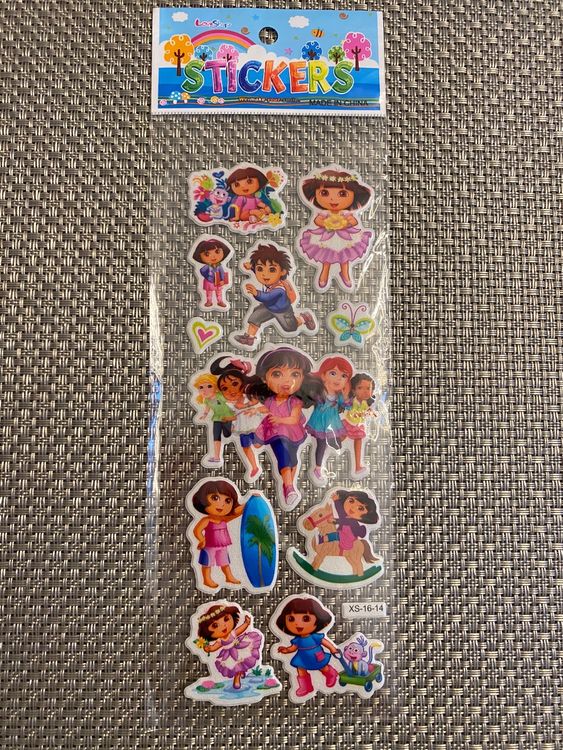 Maildor 3D-Sticker „Prinzessin“ – 1 Bogen Zum Dekorieren, Sammeln & Verschenken | 7,5 X 12 Cm