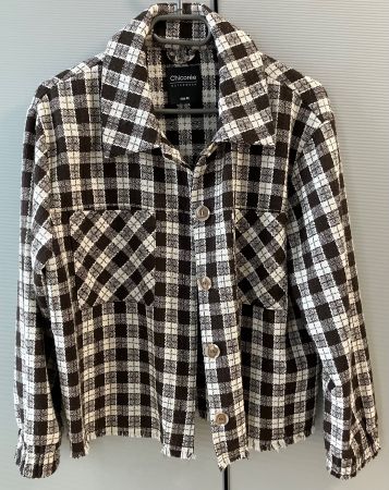 Blusen-Jacke, M, beige/braun, NEU, sportlich-lässig, s.schön