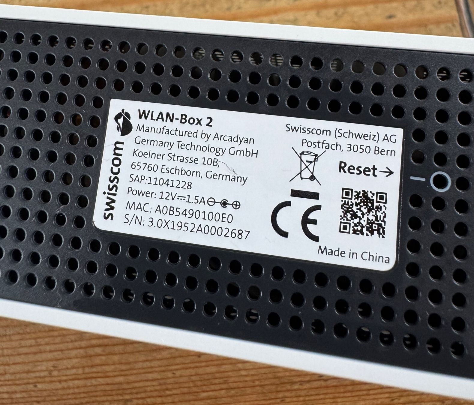 Amplificatori: Swisscom WLAN-Box 2 - gebraucht – Usato da Lenzerheide/Lai venduto da Murphy0104 1