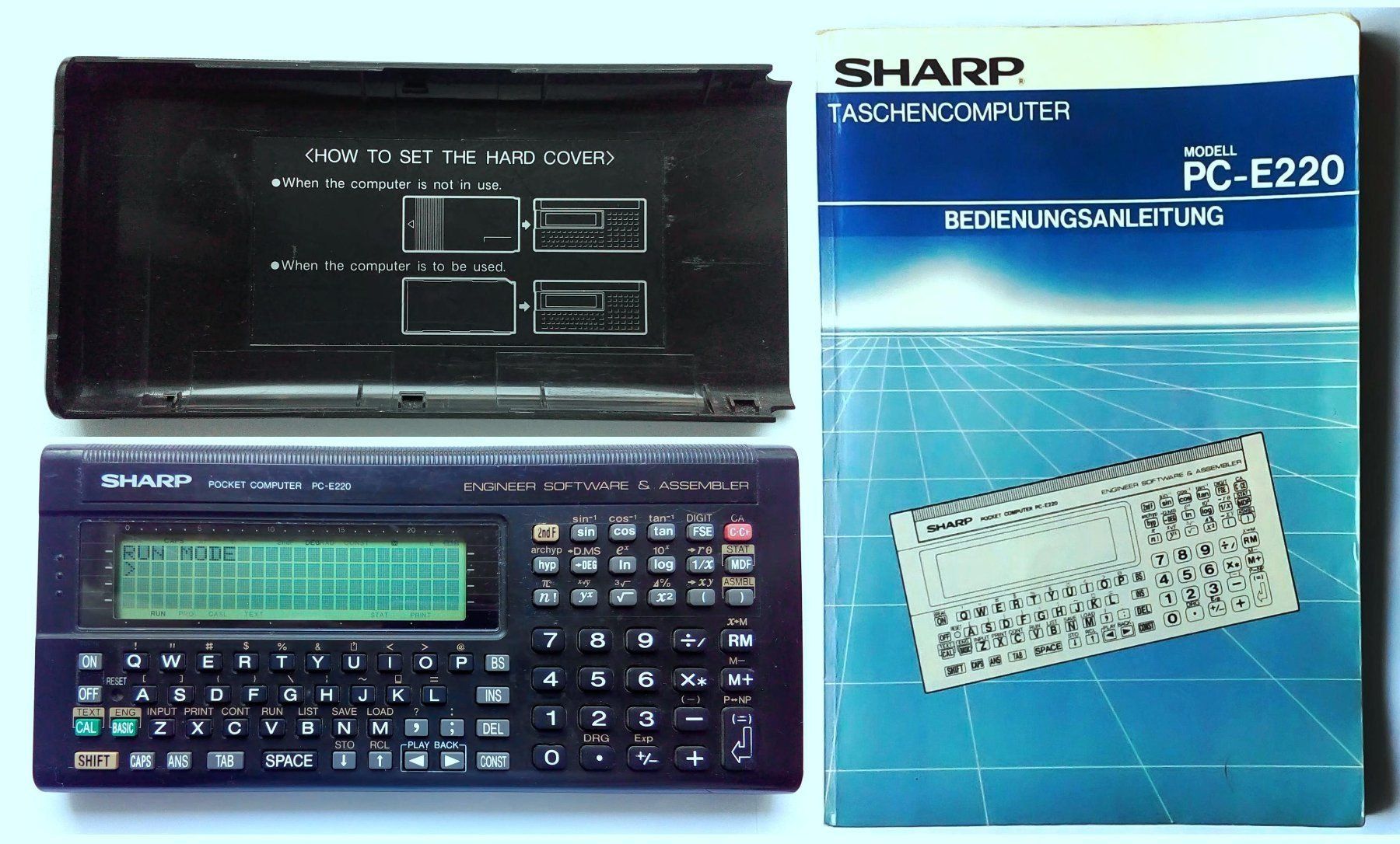 Sharp Taschenrechner: SHARP PC-E220 Computer / Rechner (mit Handbuch & Batterien) – Gebraucht aus Wil SG von