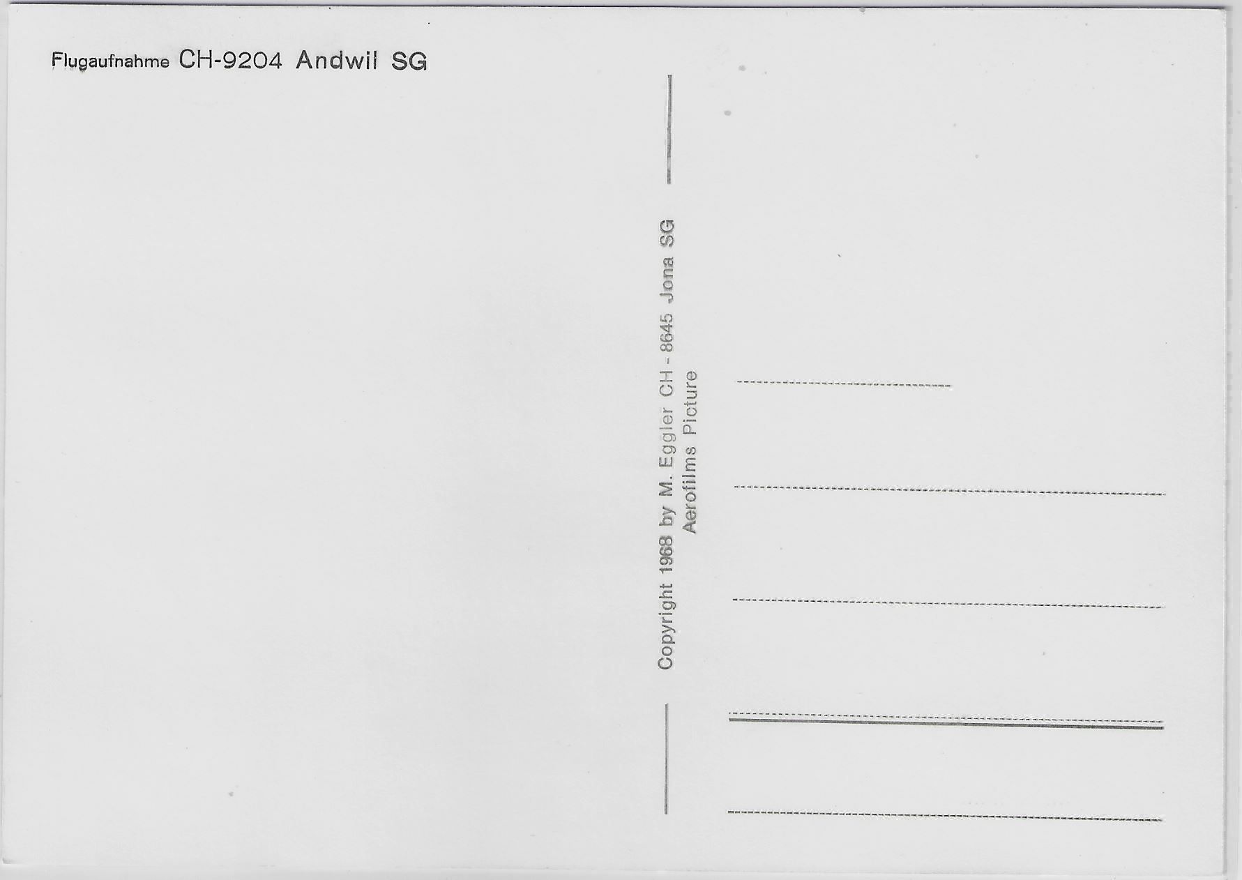Cartoline postali: Flugaufnahme Andwil SG – Antico da Ettingen venduto da Kartenplanet 1
