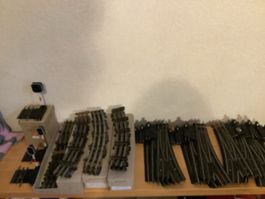 Modelleisenbahn Gleise und Signale gebrauchter Zustand