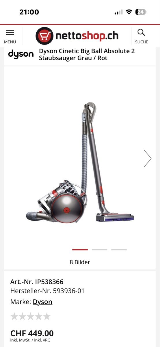 Dyson Staubsauger & Zubehör: Dyson Staubsauger – Gebraucht aus Zug von Deks 6