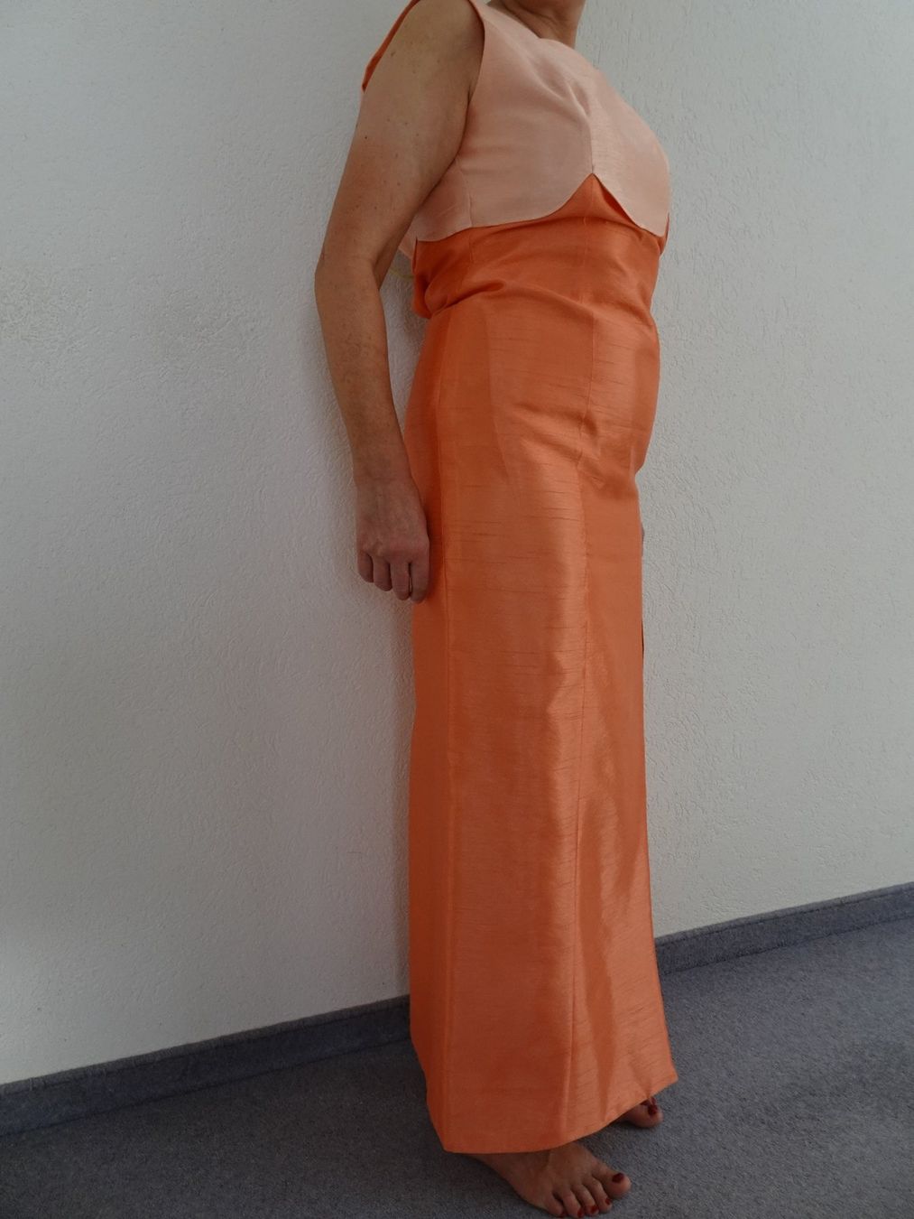 Vestiti: Lachsfarbenes Abendkleid – Usato da Walchwil venduto da pri_6qsl 3