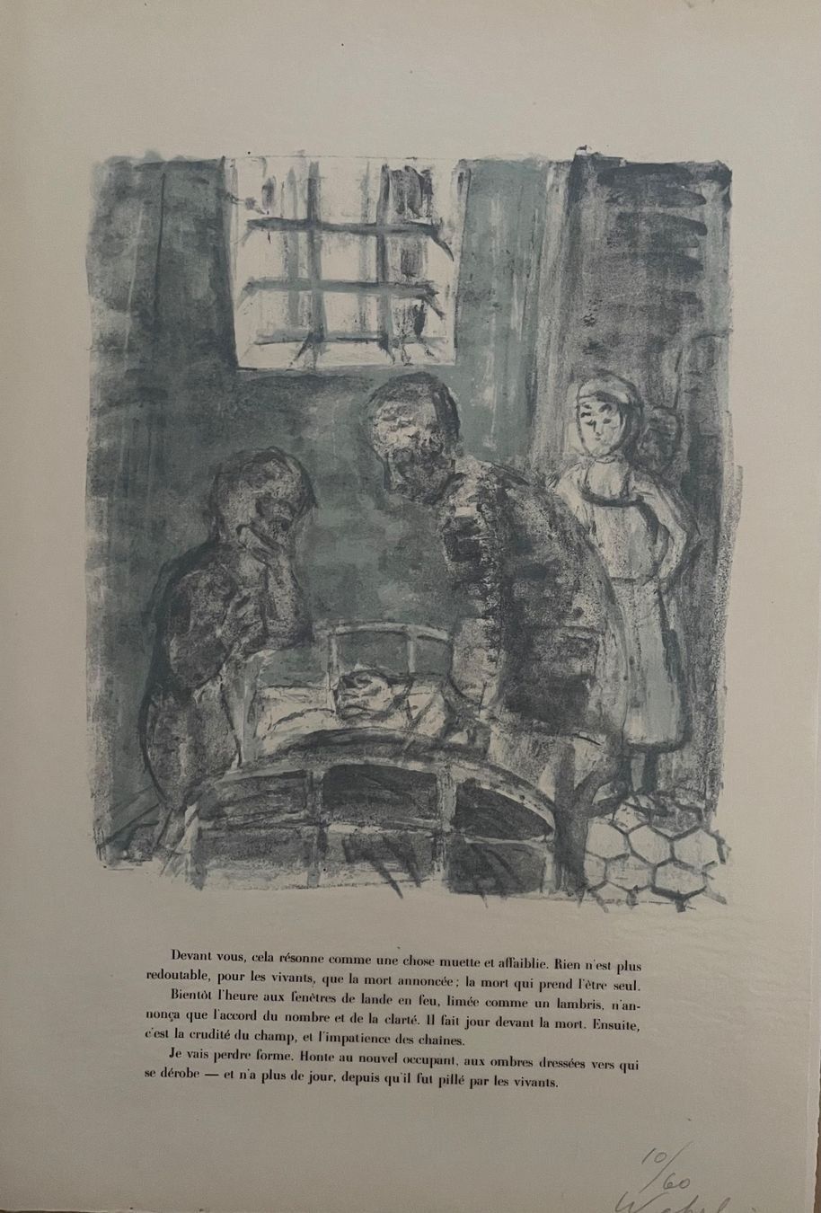 Arts picturaux & lithographies: ROBERT WEHRLIN LITHOGRAPHIE SIGNIERT NUMMERIERT – D'occasion à Gersau par grafik-kunst
