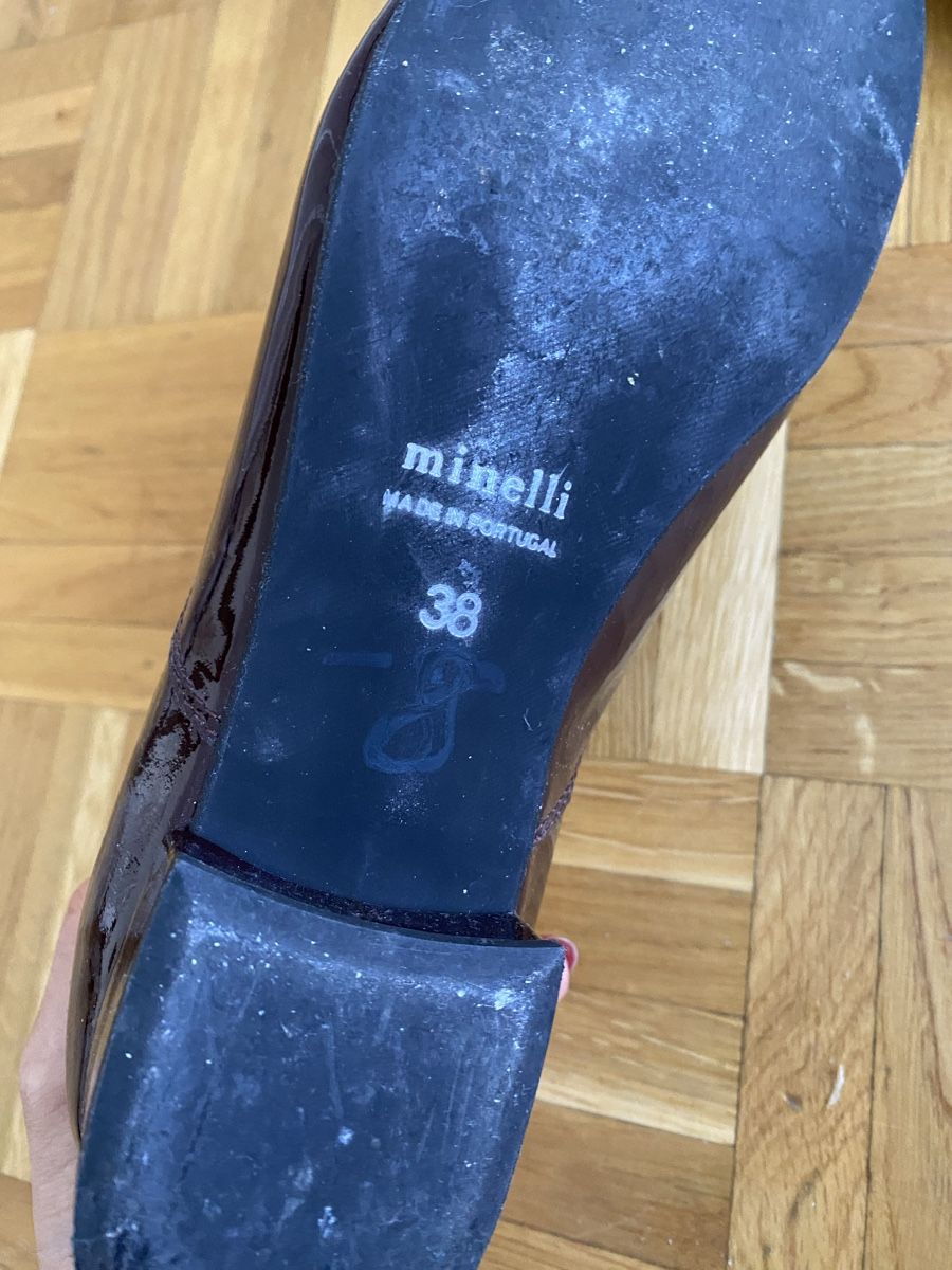Scarpe da donna: Minelli Burgundy Glossy Schuhe – Usato da Givisiez venduto da dor_xb9k 3