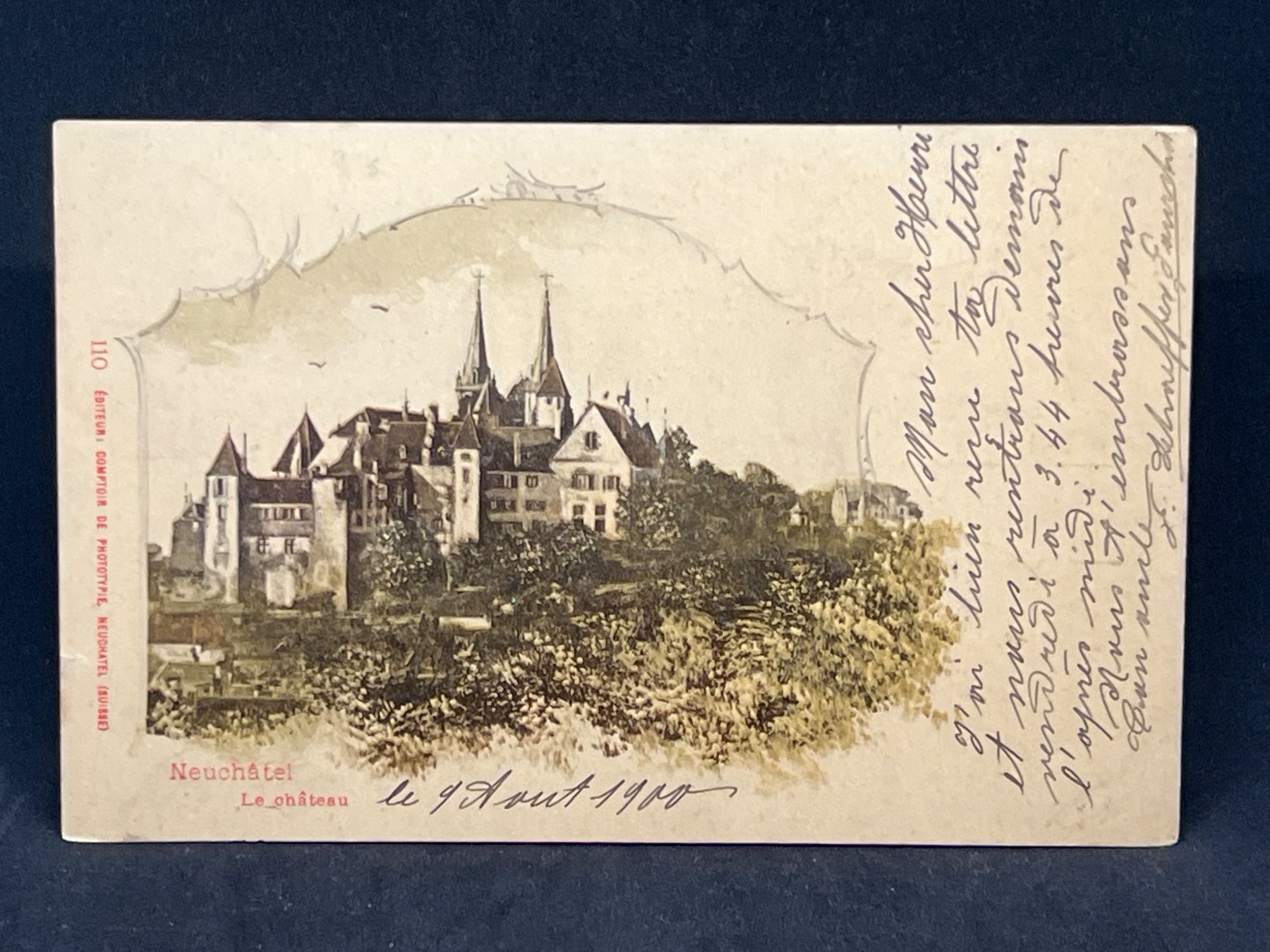 Cartoline postali: Ansichtskarte: Neuchâtel Le Château – Usato da Widnau venduto da Brusi9