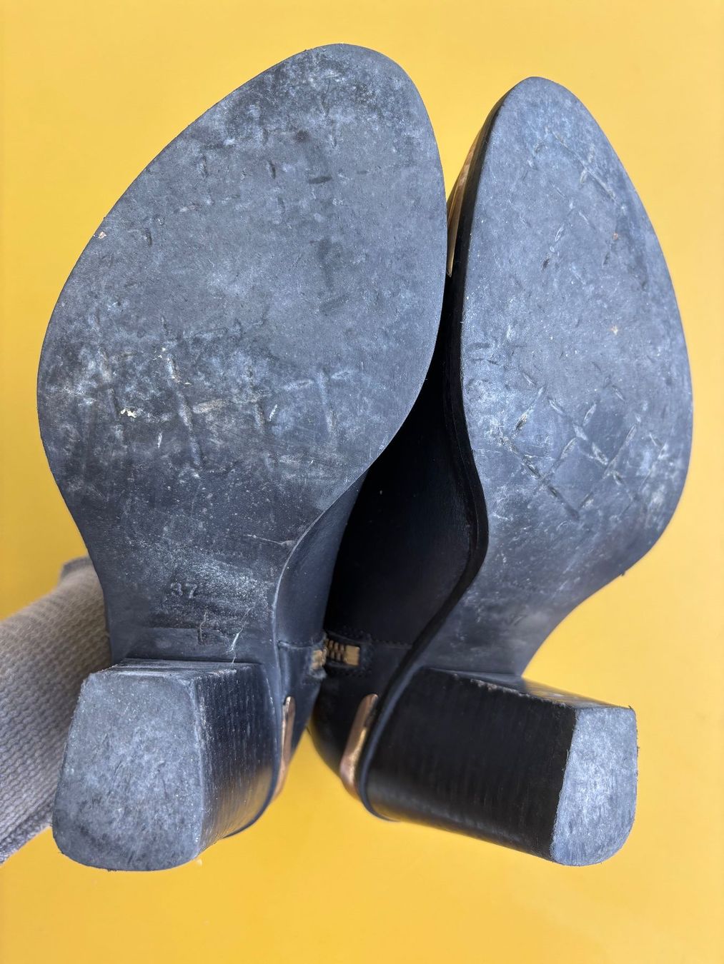 Scarpe da donna: ZIGN schwarze Leder-Stiefeletten Gr. 37 – Usato da Zürich venduto da missmodernage 6