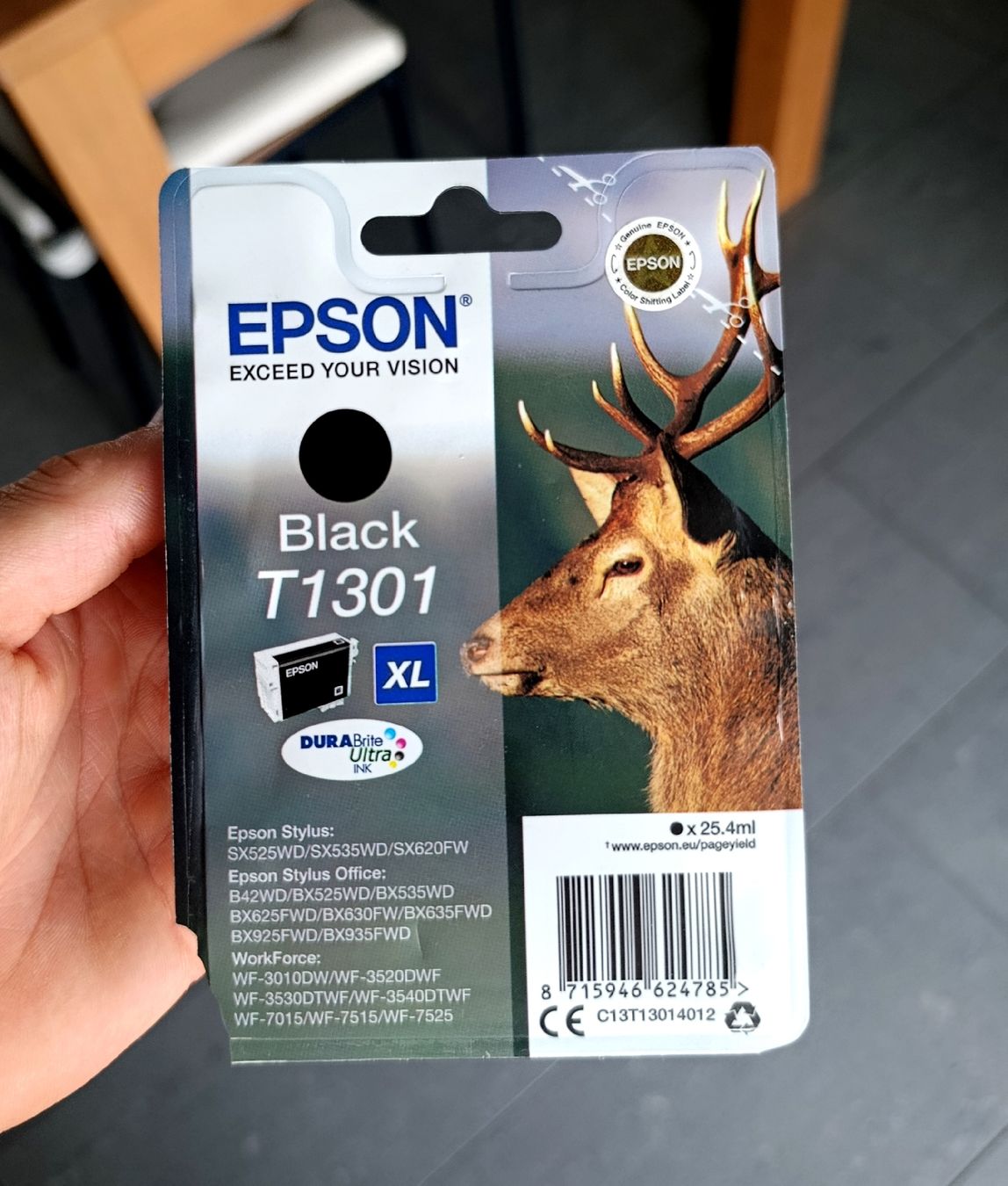 Epson Cartucce per stampanti & toner: Epson T1301 XL Schwarz, neu – Nuovo (secondo la descrizione) da Wil SG venduto da Donaldus