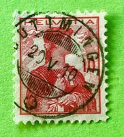  Nr.120 Brustbild der Helvetia mit Schwert GESTEMPELT    