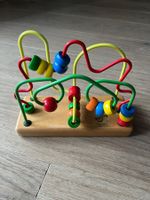 Motorikspielzeug aus Holz, Perlenspiel