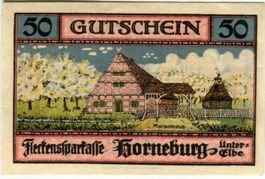 Notgeld "50 Pfennig. Horneburg 1921"