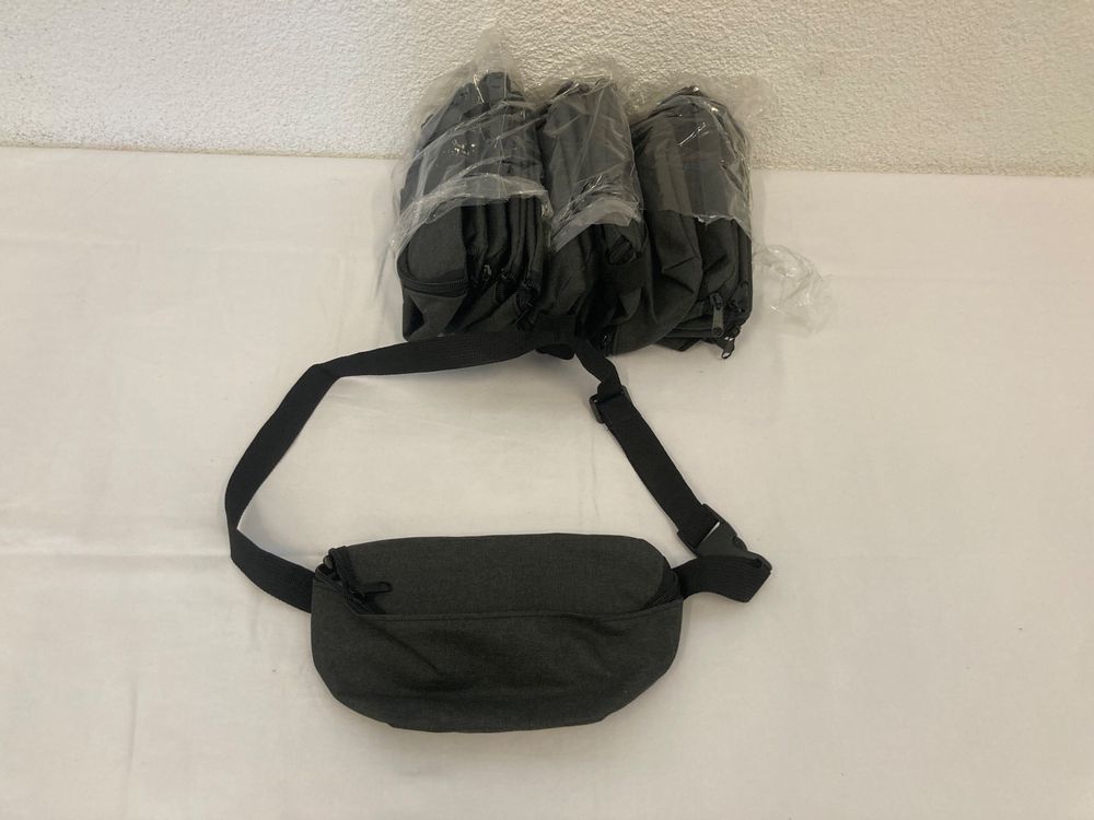 QUARKZMAN Bauchtaschen-Verlängerungsriemen – 6 Stück – Je 30 X 2,5 Cm – Schwarz – Passend Für Hüft- & Schultertrageweise – Aus Polyester