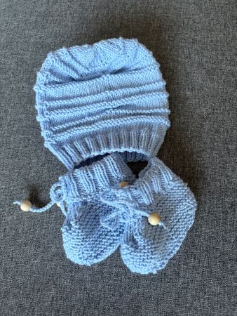 Finkli mit Käppli hellblau