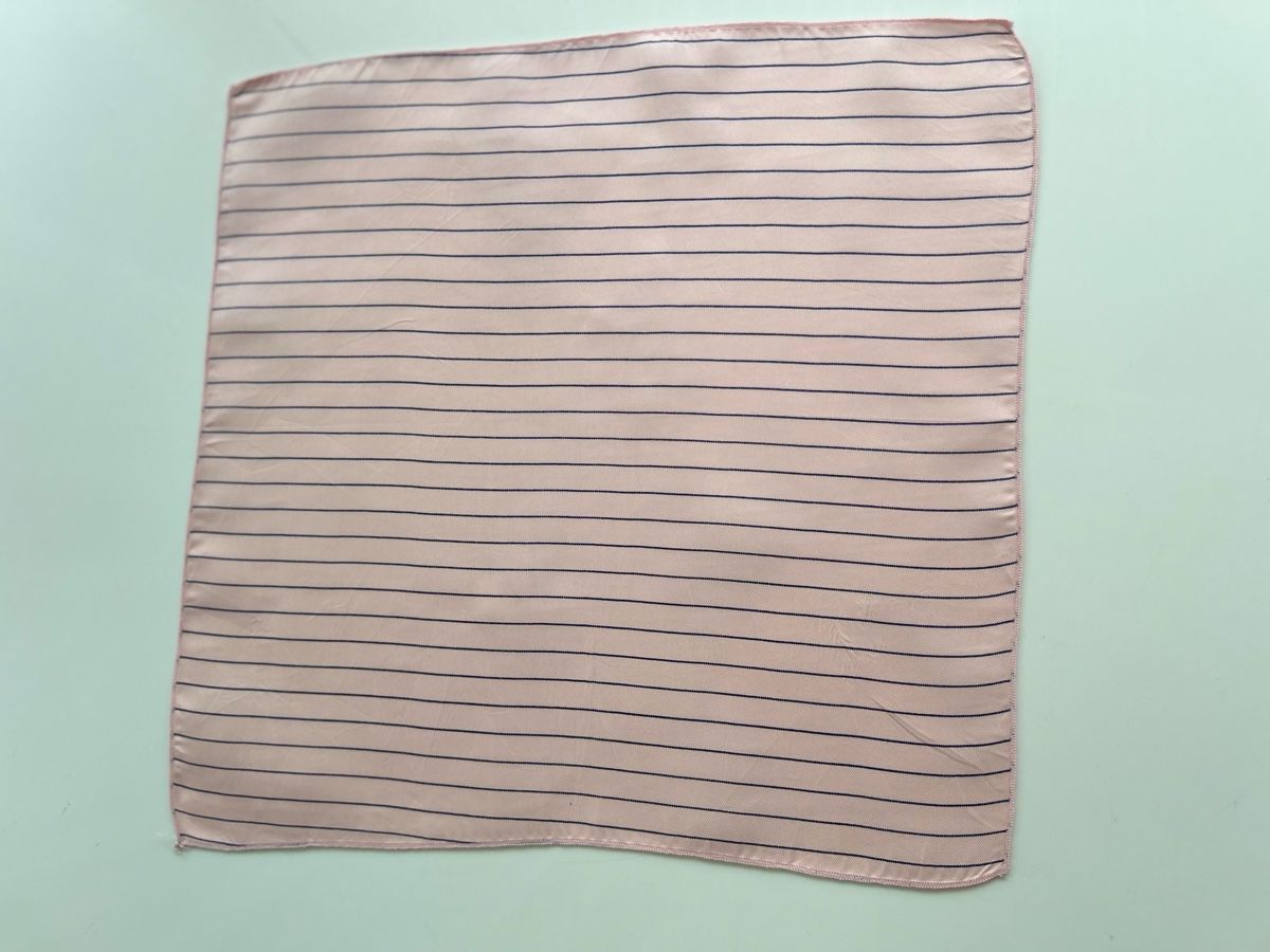 Foulards, Tücher & Schals: Pocket Square Striped Silk New – Neu (gemäss Beschreibung) aus Saland von ele_vc96