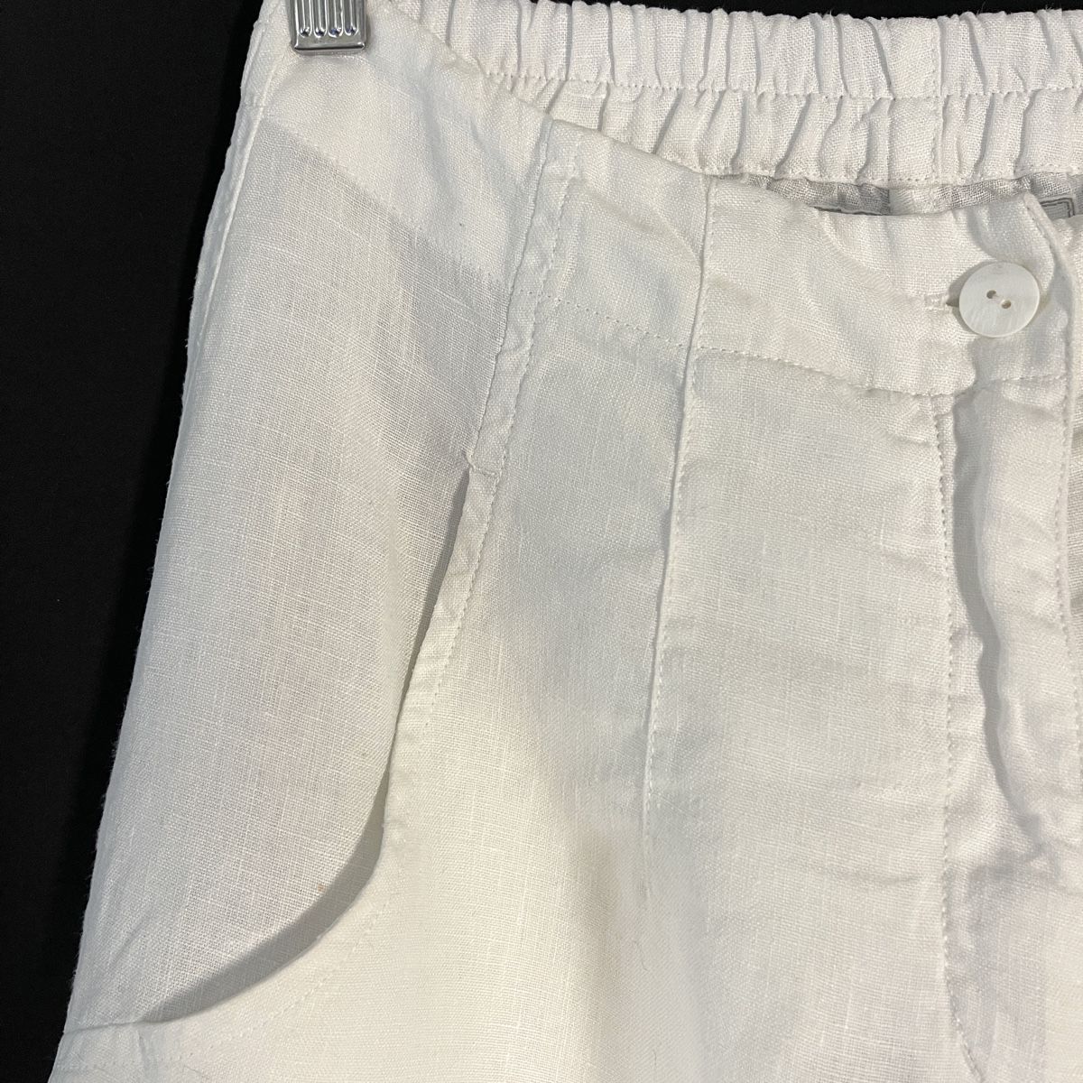 Grizas Pantaloni: GRIZAS White Linen Pants – Nuovo (secondo la descrizione) da Freienbach venduto da Avviivva_Shop 2