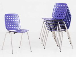Seledue Gartenstuhl Modell AF/I von Hans Coray in Violett