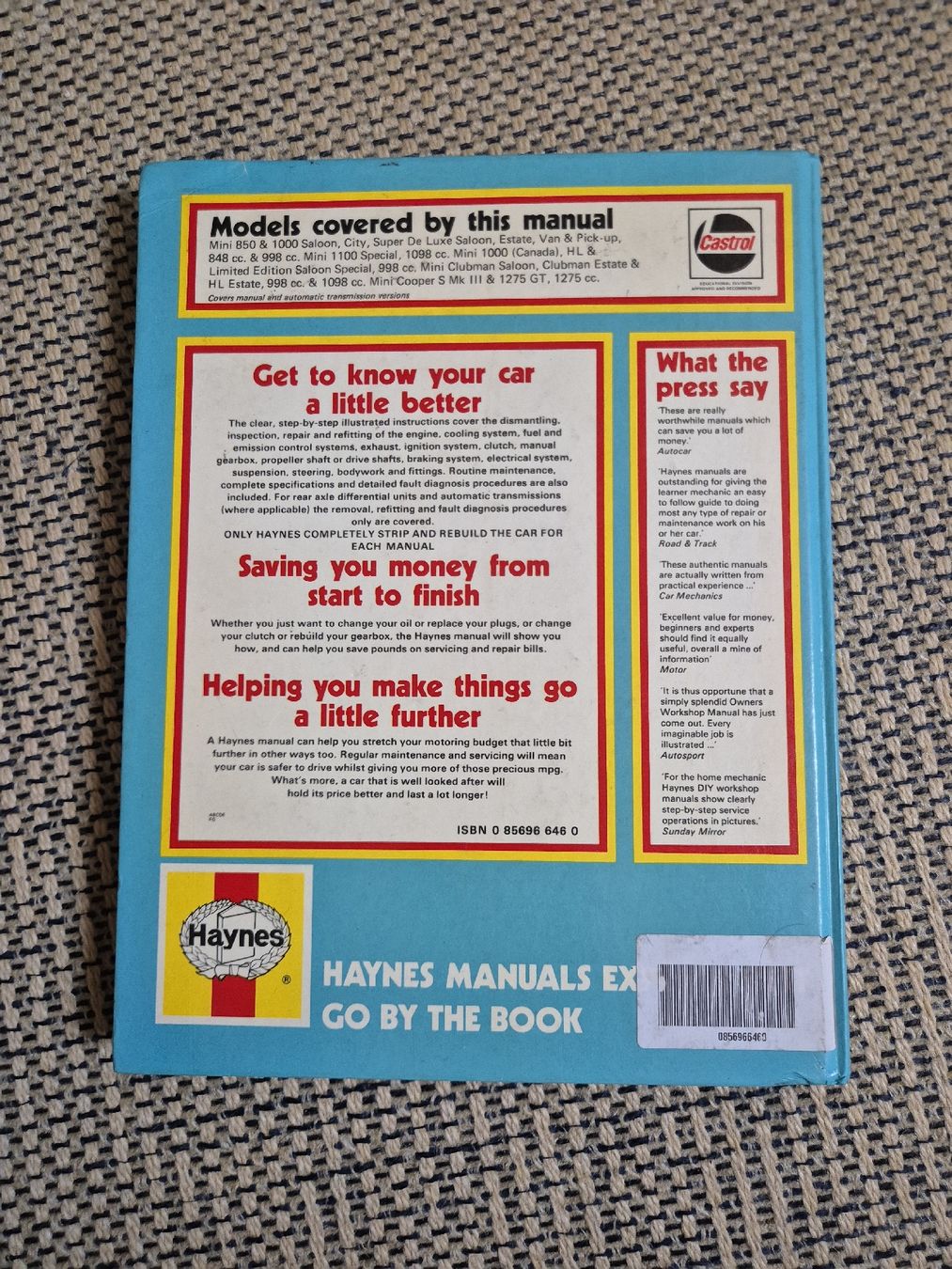Bücher: Mini Haynes, reperatur Handbuch – Gebraucht aus Frutigen von Timowyssen 1