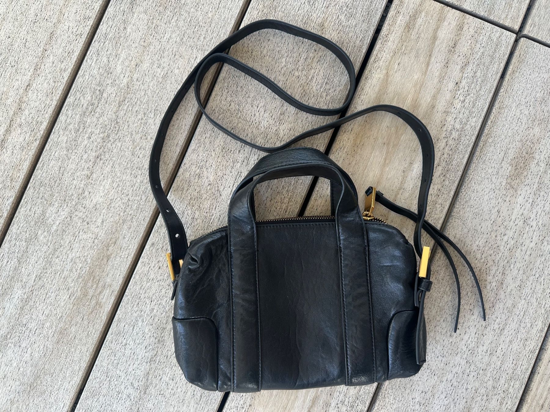 Allsaints Borse: ALLSAINTS Leder Umhängetasche, schwarz, neu – Nuovo (secondo la descrizione) da Winterthur venduto da sima17 2