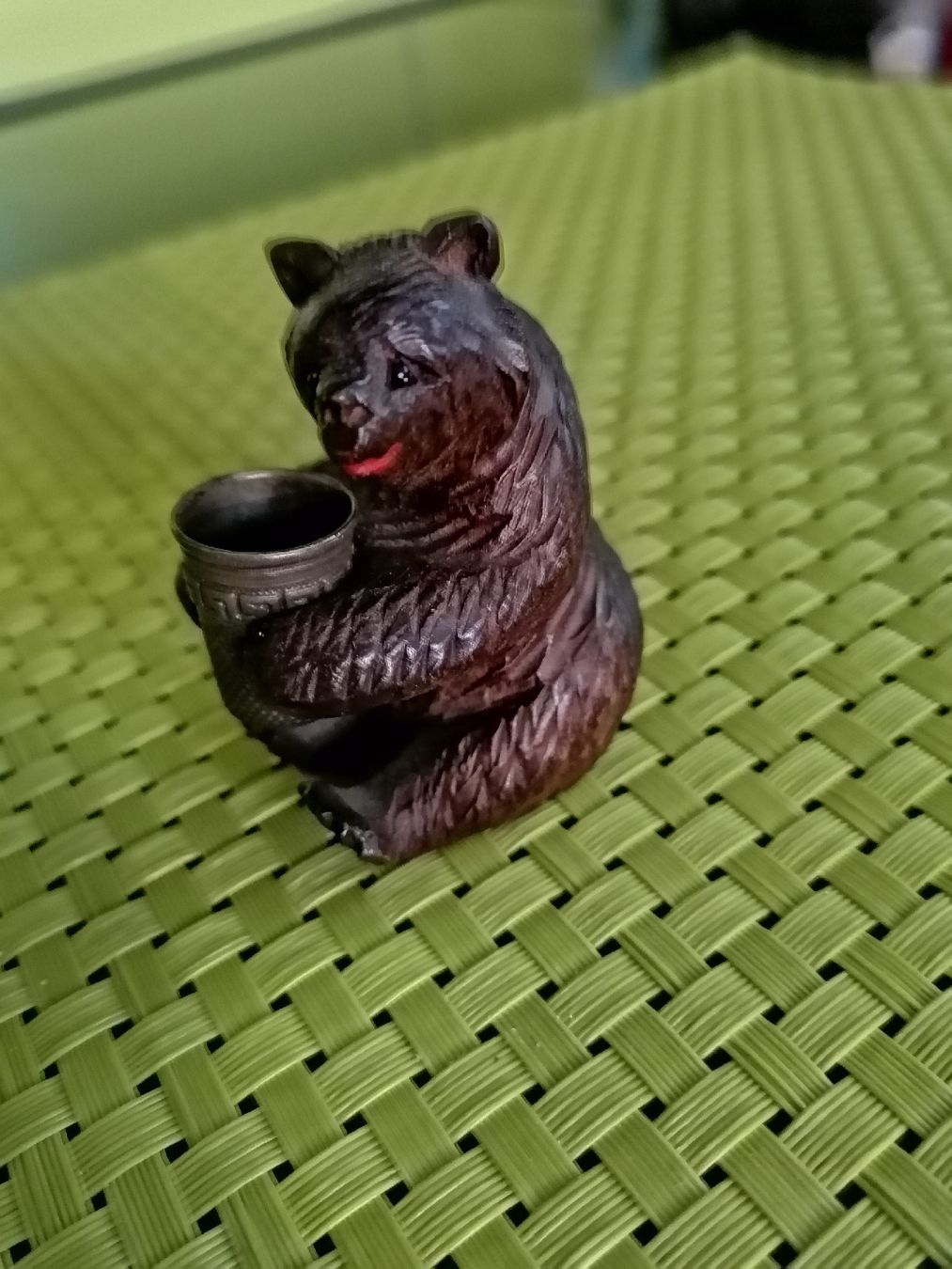 Sculture & Statue: Brienzer Bär mit Fingerhut.  – Usato da Biberist venduto da troedlerheinz