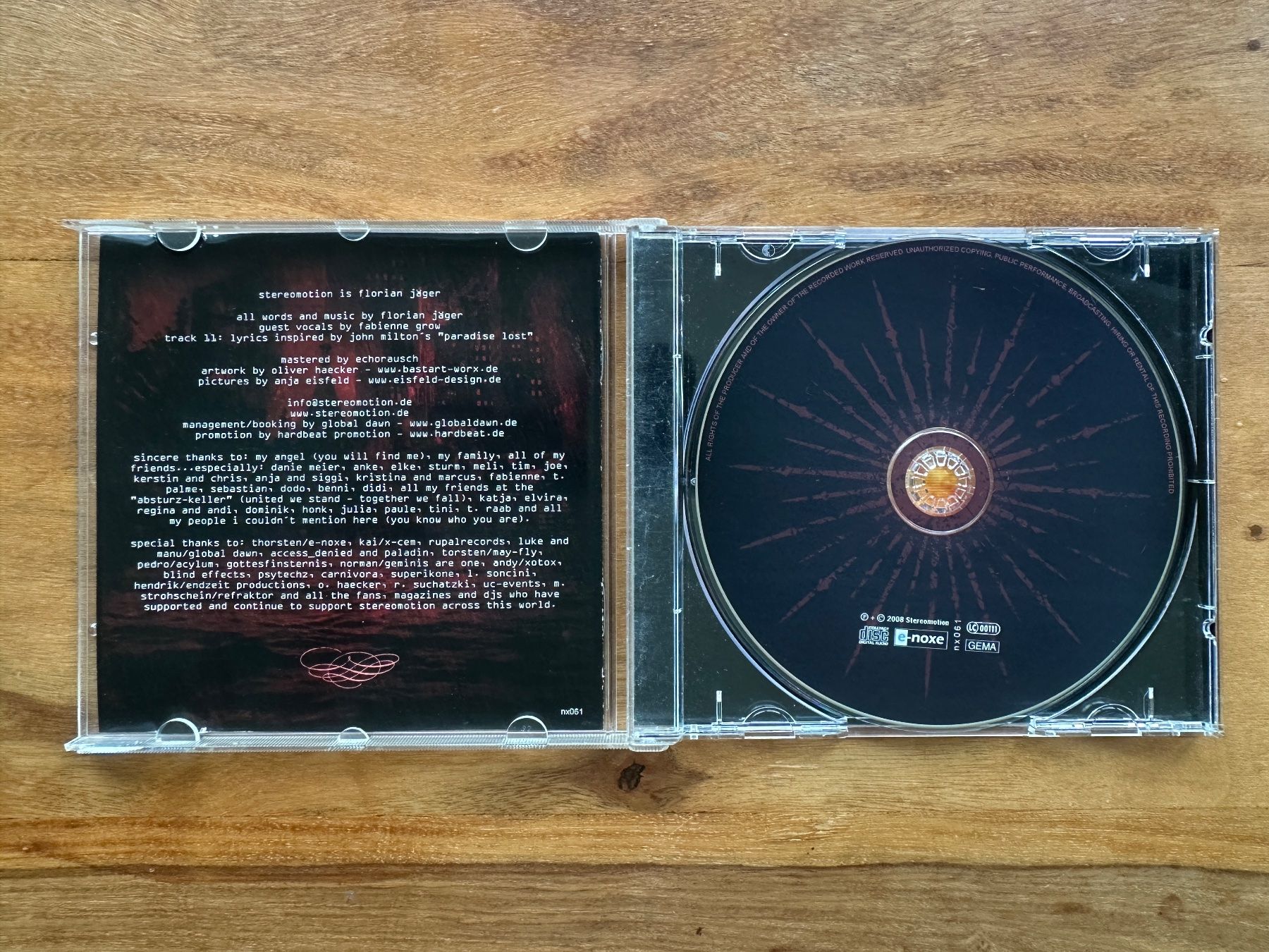 CD: Stereomotion - Apocalypse Forever (CD Electro, Industrial) – Usato da Horgen venduto da flyingpenguin2000 1
