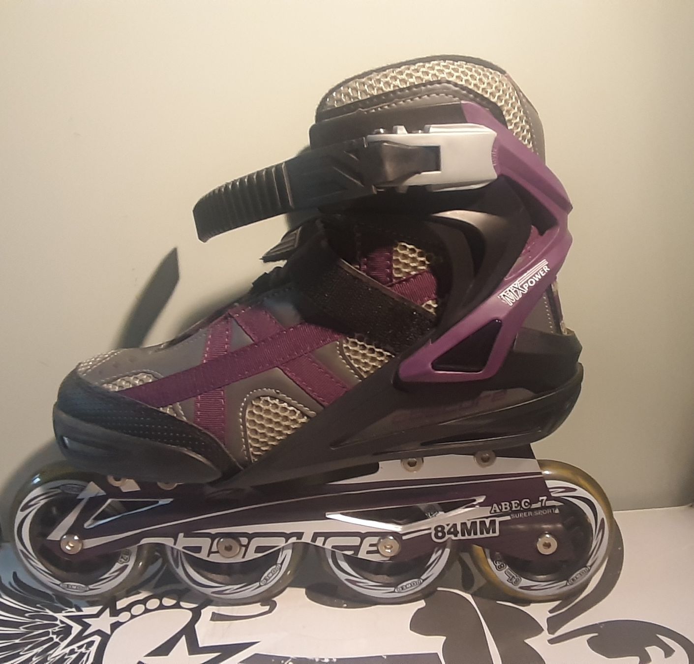 Obscure Pattini in linea & Pattini a rotelle: Inlineskates, Gr. 39 – Nuovo e nell'imballaggio originale da Zürich venduto da Venecia25 1