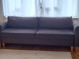 Sofa/Schlafsofa dunkelgrau