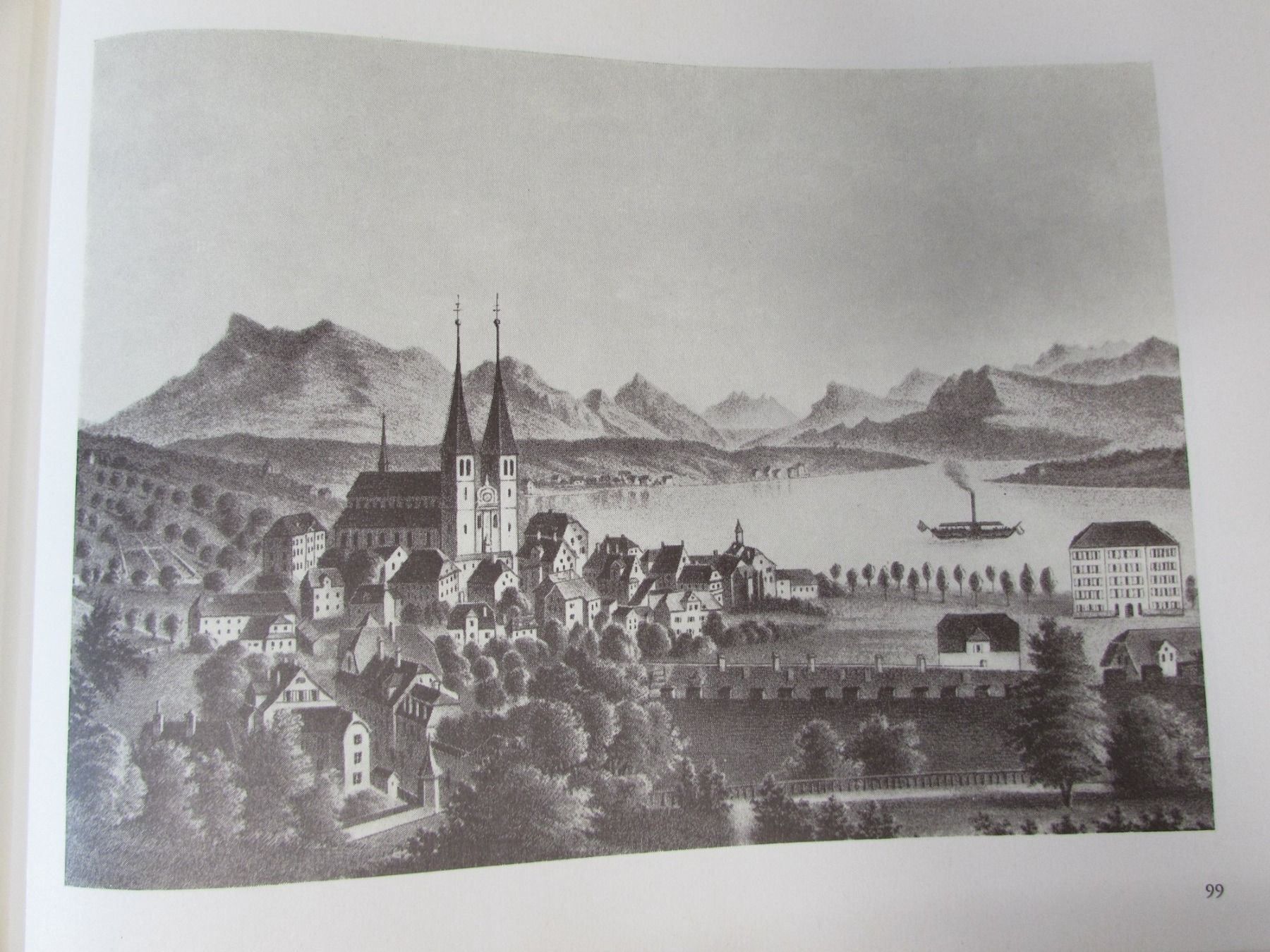 Stiche: Vierwaldstättersee,19.Jh. – Gebraucht aus Walchwil von Shells1 7
