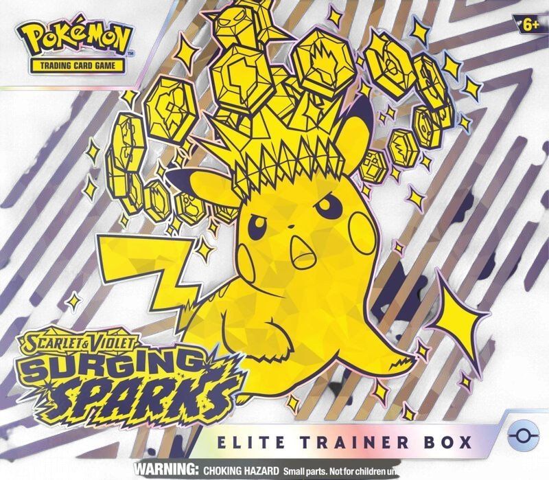 Pokémon Carte collezionabili: Pokémon Surging Sparks Elite Trainer Box Englisch OVP – Nuovo e nell'imballaggio originale da Zürich venduto da FRIENDS_COLLECTIVE