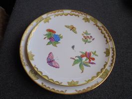 2 handbemalte Fauna/Flora Porzellan Teller "Thomas Germany"
