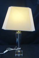 Tischlampe mit transparentem Fuss