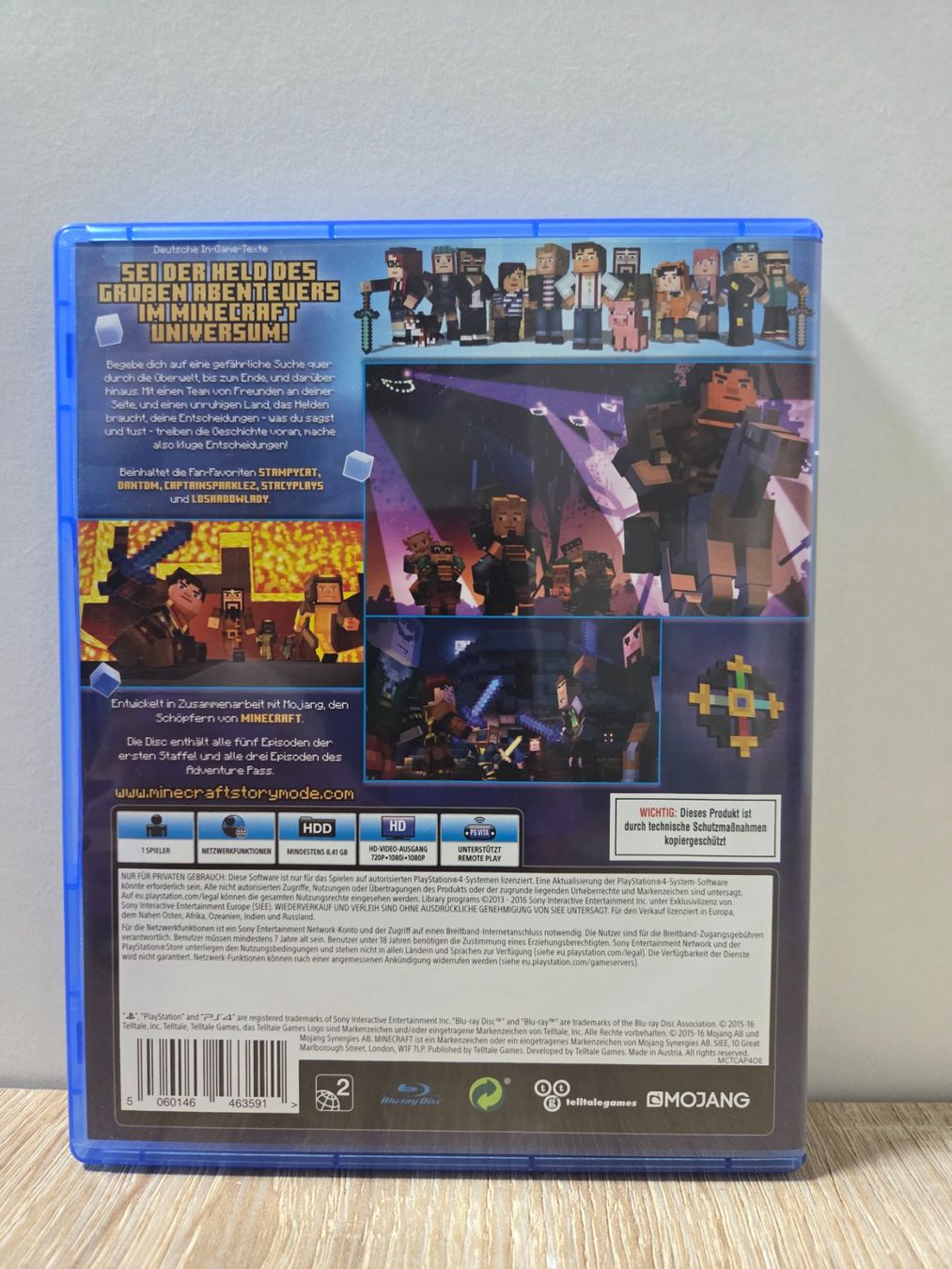 Sony Giochi: Minecraft Story Mode Playstation 4 – Usato da Pratteln venduto da aur_cwv2 1
