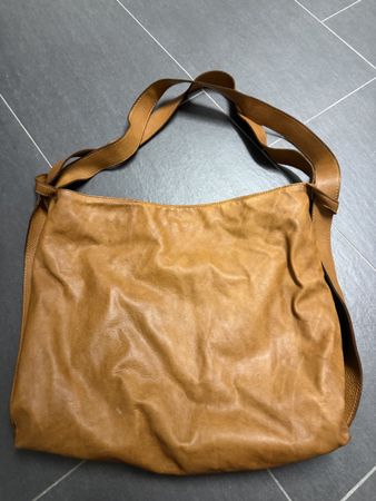 Tasche Leder braun Damen Handtasche Made in Ital