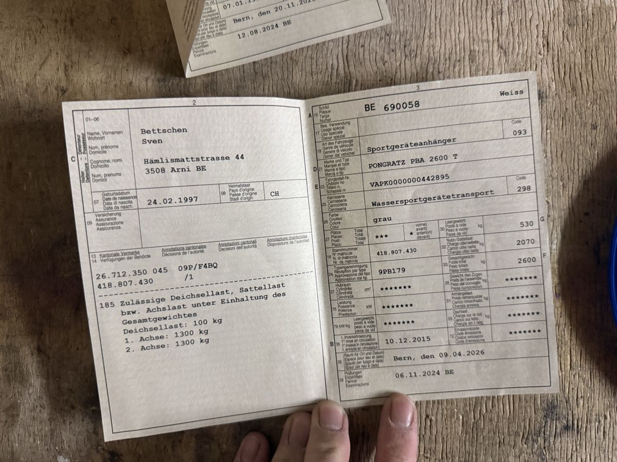 Pongratz Rimorchi: Bootsanhänger zu verkaufen – Nuovo (secondo la descrizione) da Arni BE venduto da Sven.Be 3
