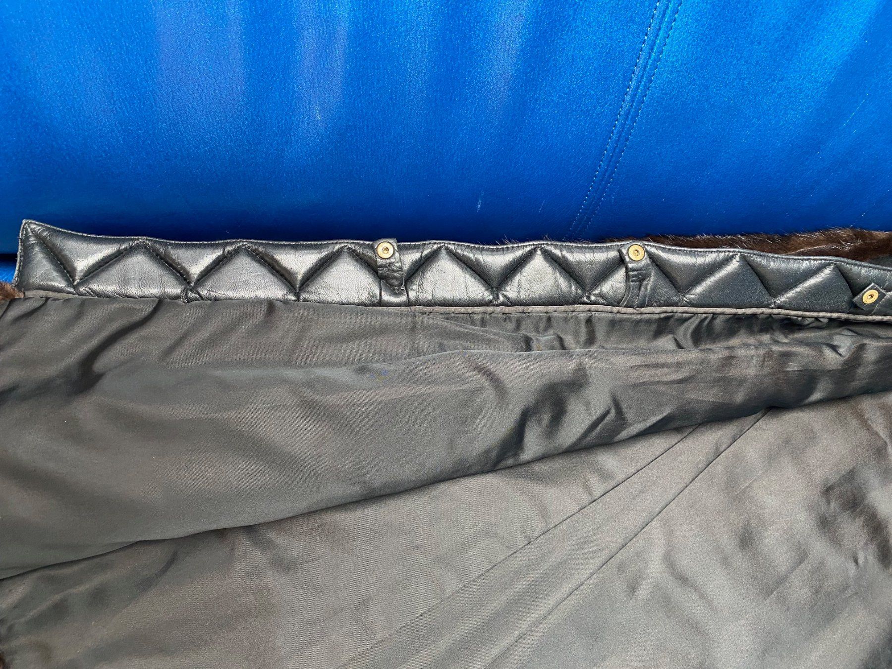 Nerz Giacche: Nerzjacke mit Lederanteilen – Usato da Flaach venduto da hundeli2 3