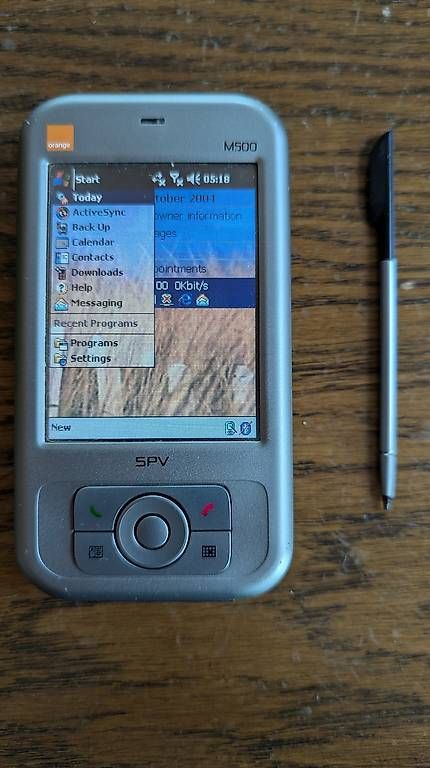 Telefoni cellulari / Smartphones: Smartphone Windows Mobile SPV M500 – Usato da Därstetten venduto da Badewanne2