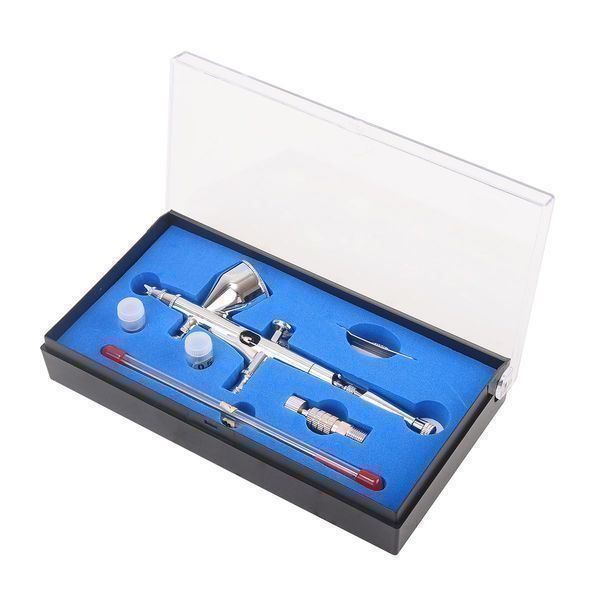 Tutti gli attrezzi: Doppel Airbrush Pistole Set mit Nadeln – Nuovo (secondo la descrizione) da Thun venduto da onlino 1
