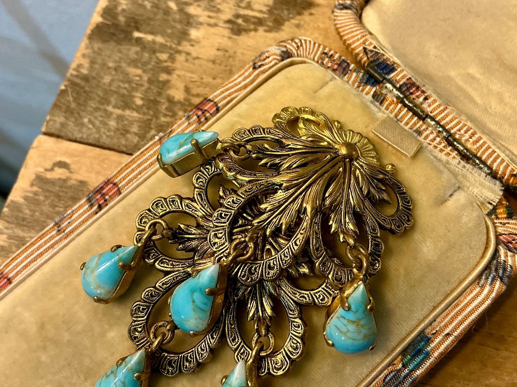 Spille & Fermagli: JUGENDSTIL XL BROSCHE MODESCHMUCK FRANKREICH UM 1900 – Usato da Biglen venduto da Limarkt 2