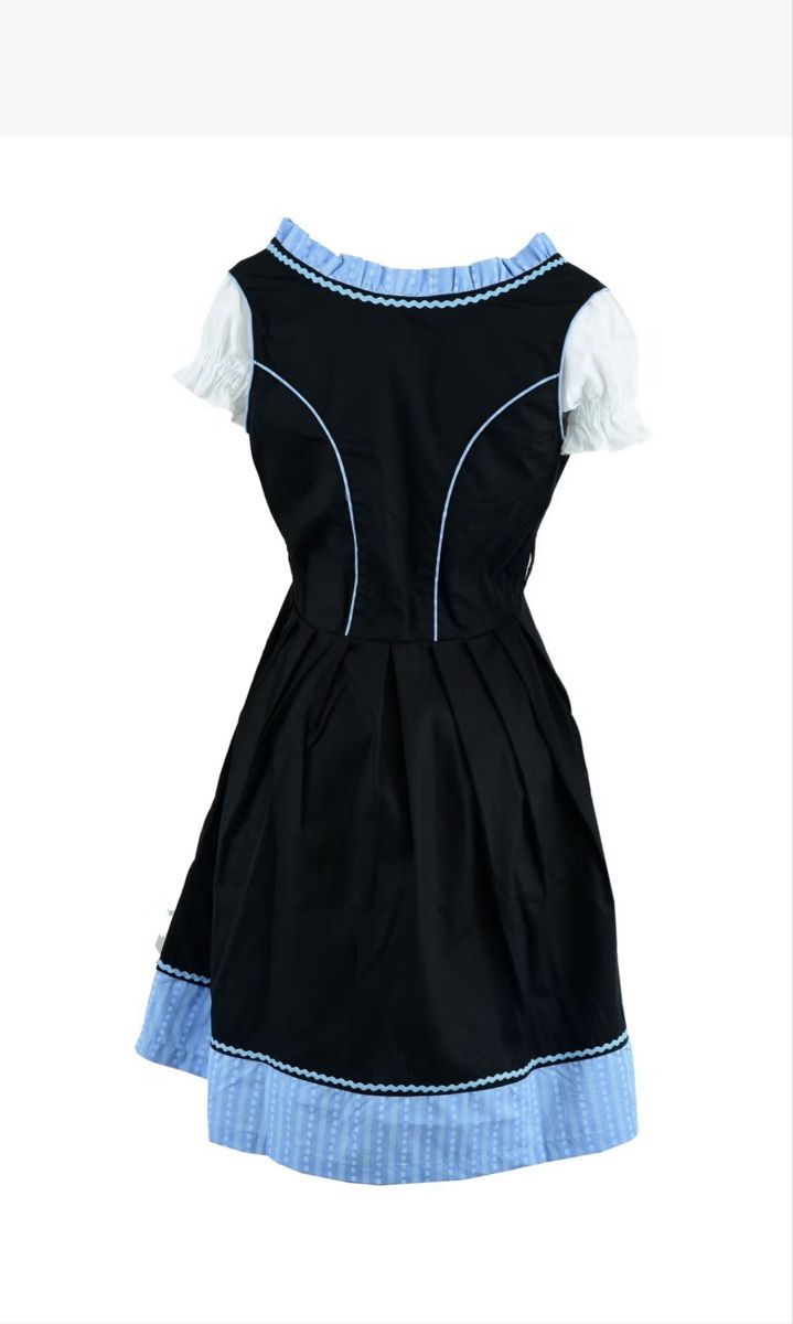 Vestiti: Dirndl, blau, schwarz Grösse 42 – Nuovo e nell'imballaggio originale da Oberwil BL venduto da Petermib 2