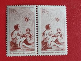 VORLÄUFER PJ NR. II ALS PAAR - JAHR 1912 POSTFRISCH