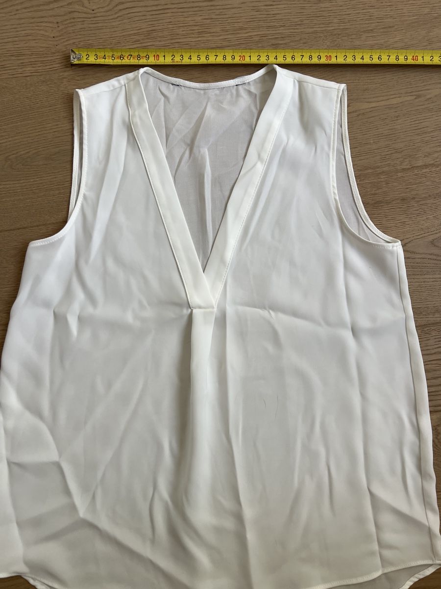Zara Tops: Neu: Weisses Top, Gr 38, ärmellos – Neu (gemäss Beschreibung) aus Oensingen von SchickeDame 5