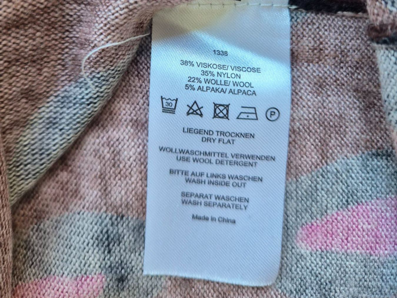 Pullover & Sweatshirts: Damen Pullover braun pink mit Leopardenmuster Gr. 36 – Gebraucht aus Spiegel b. Bern von brand06 4