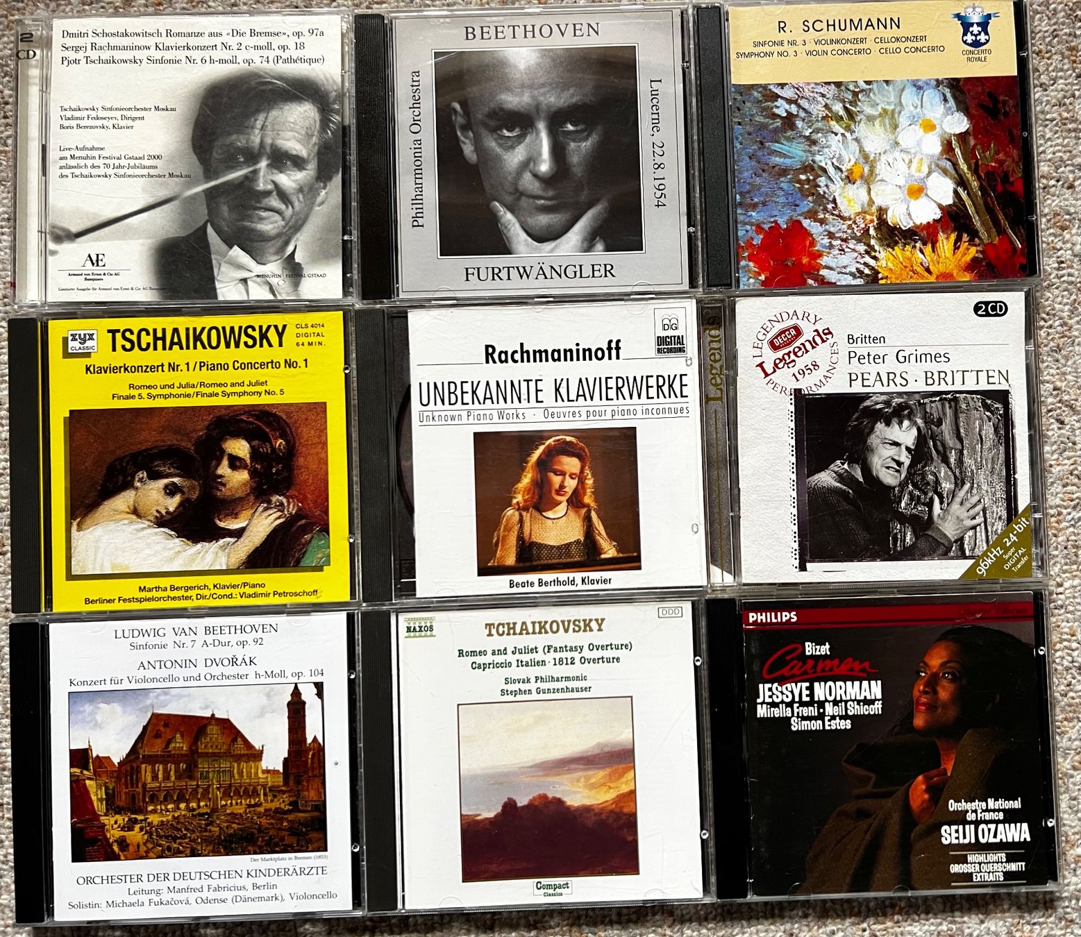 CD: 30 CDs TOP KLASSIK SAMMLUNG CLARA HASKIL M.ARGERICH MUTTER – Usato da Unterseen venduto da vinylmore 3