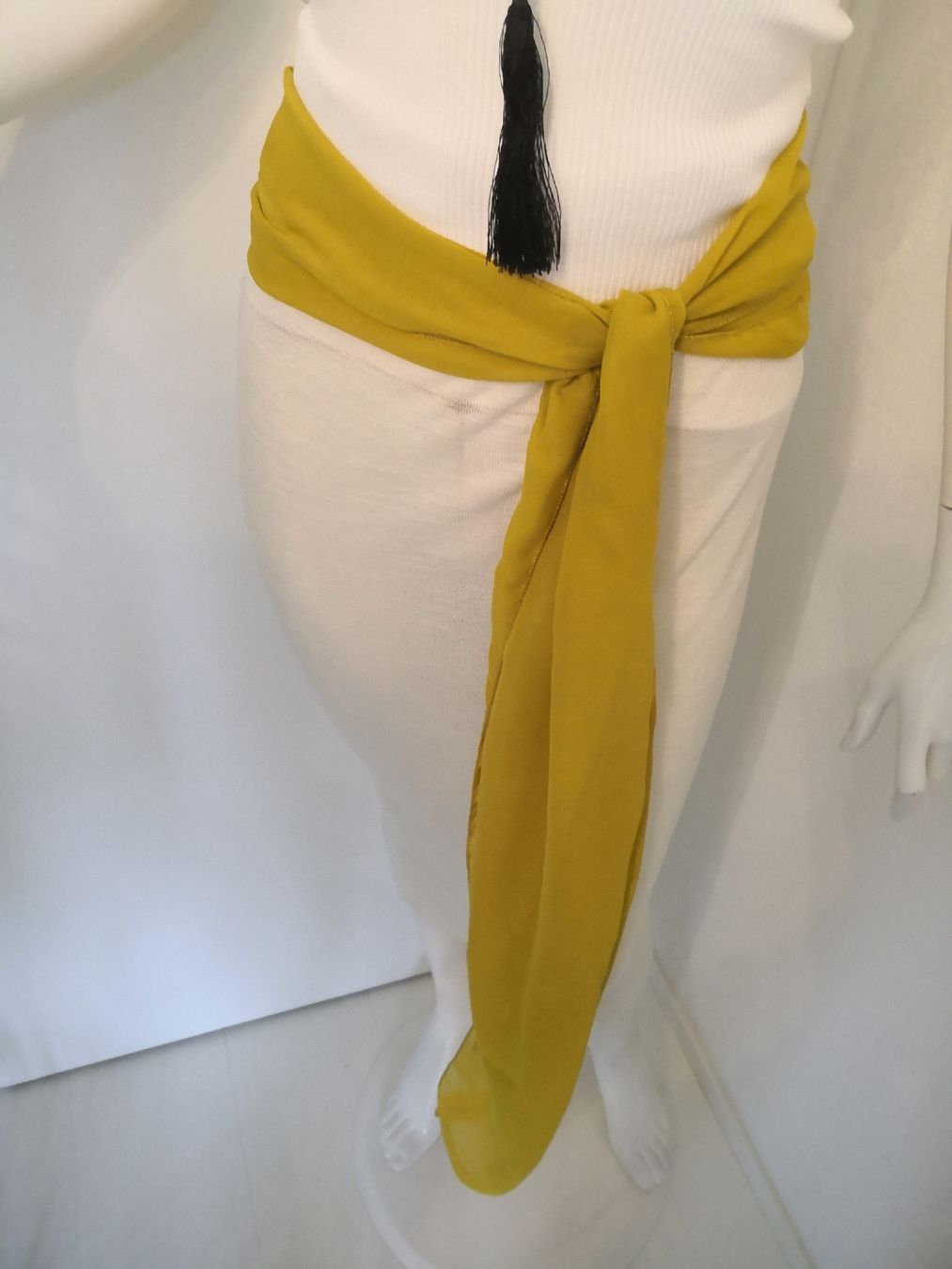 Gürtel: 🤩BOHO-CHIC CHIFFON-GüRTEL SENF NEU – Neu (gemäss Beschreibung) aus Olten von Naja-Twins-Twins 7