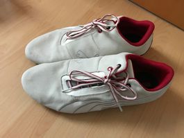 Vintage white Suede Puma Future CAT S1 Shoes Mens 11 (45)