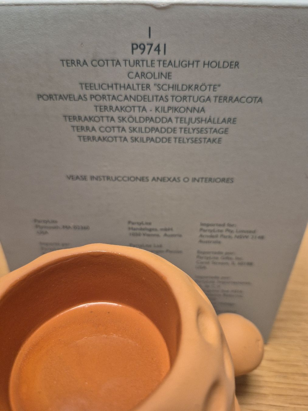 Partylite Portacandele: partylite Teelichthalter Schildkröte – Nuovo (secondo la descrizione) da Buttikon SZ venduto da sefa02 4