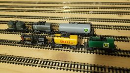 Spur N: Kesselwagen-Zug mit 6 Waggons