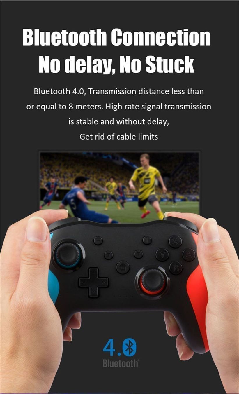 Controller: WIRELESS CONTROLLER FÜR NINTENDO SWITCH - GAMEPAD FÜR SWITCH – Nuovo e nell'imballaggio originale da Kriens venduto da swissgadget 7